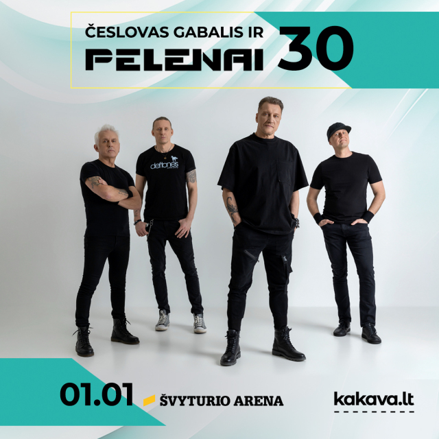 Renginio afiša PELENAI 30