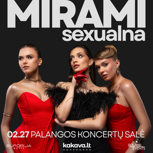Renginio afiša MIRAMI sexualna