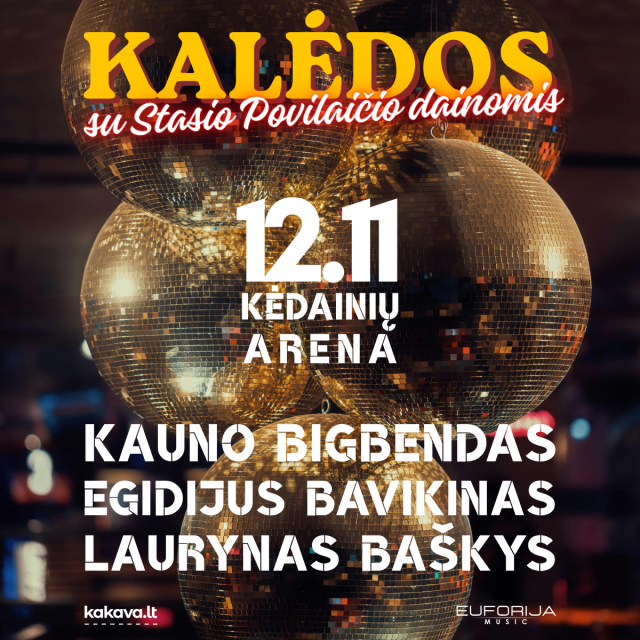 Renginio afiša Kalėdos su Stasio Povilaičio dainomis