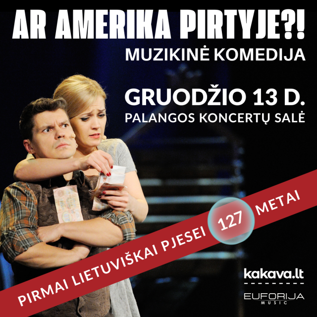 Renginio afiša Ar Amerika pirtyje?!