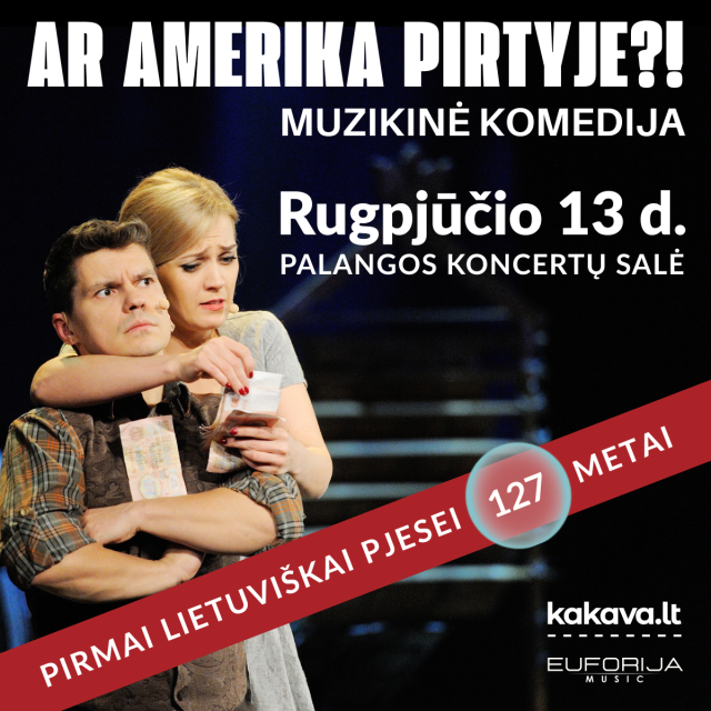 Renginio afiša Ar Amerika pirtyje?!